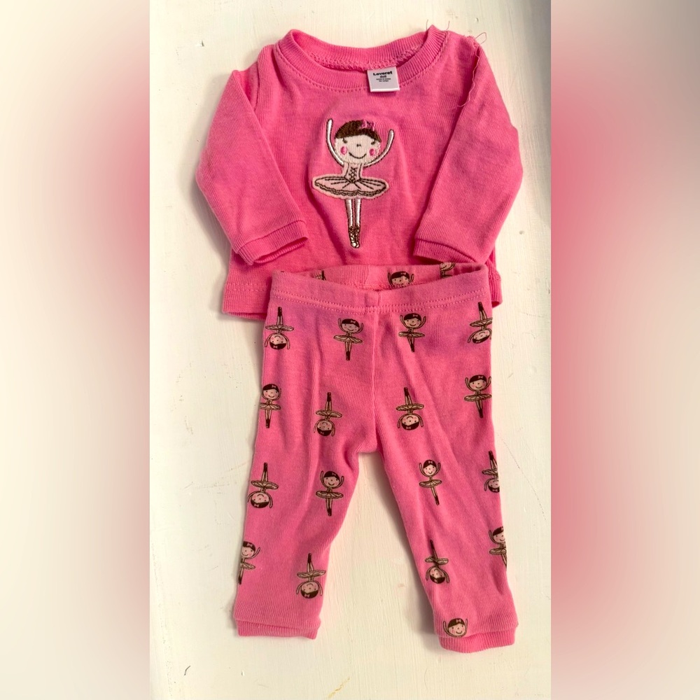 Pink Ballerina Doll Pajamas (Fits American Girl Doll)
